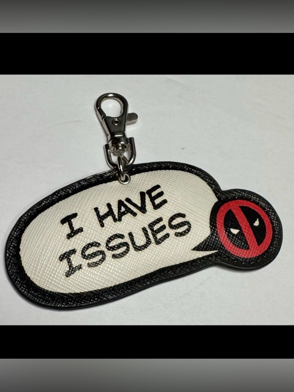 Loungefly Marvel Deadpool I Have Issues Keychain Bag Charm Rare